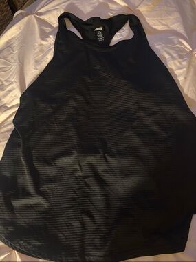 Avia Black Textured Racerback Tank